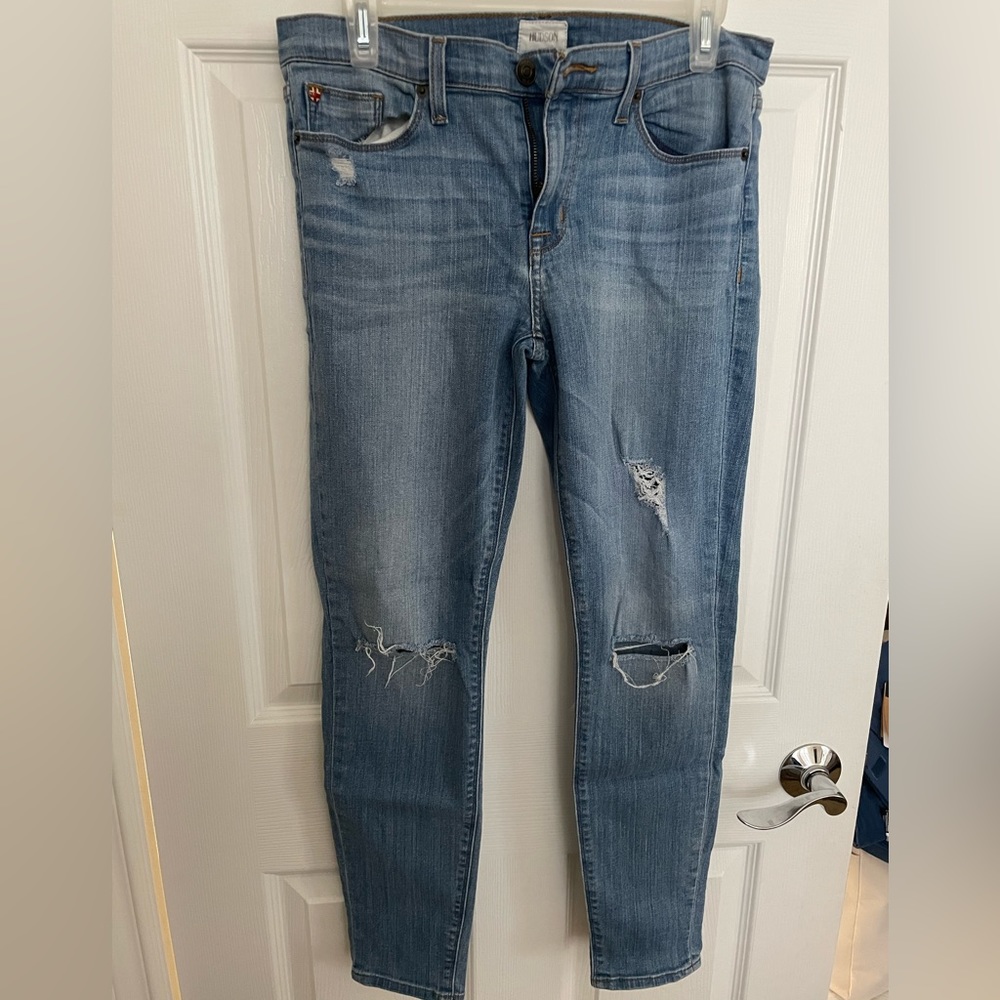Hudson Ripped Skinny Jeans